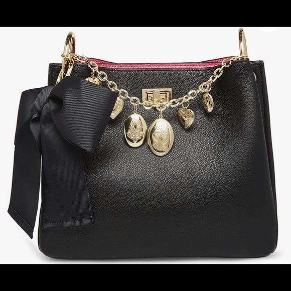 NWT Betsey Johnson Locket Up Bucket Bag